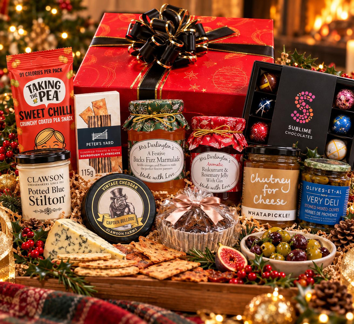 The Ruby Red Luxe Christmas Hamper
