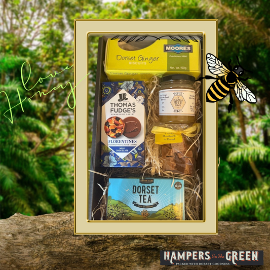 Bee Loved Dorset Hamper – Tea Time Treats with Honey & Charm