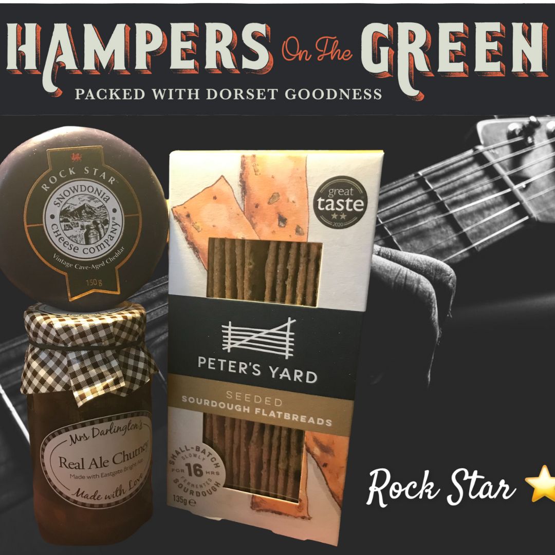 Rock Star Vintage Cave-Aged Cheddar Cheese Hamper Gift